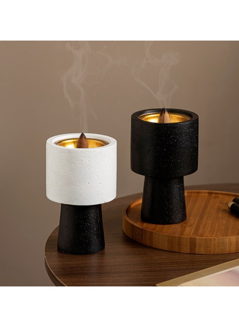 Aromatherapy stove, home atmosphere decoration, handheld incense burner holder,Artistic Bukhoor Incense Holder - Image 2